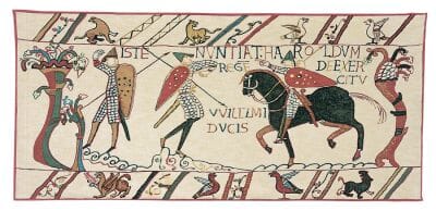 Bayeux - The Messenger Silkscreen Tapestry - 70 x 147 cm (2'3" x 4'10") - Requires Rod Size Size 4