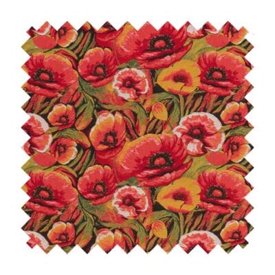 Summer Poppies Tapestry Fabric