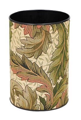Acanthus & Lily Summer Tapestry Waste Bin