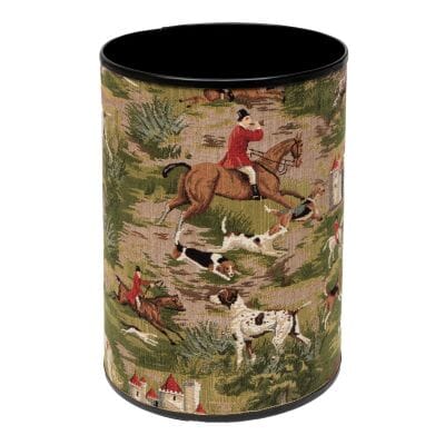 Horses & Hounds Tapestry Waste Bin