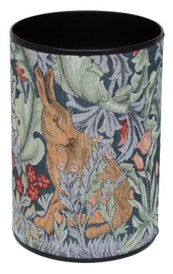 Morris Hares Tapestry Waste Bin