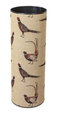 Country Pheasants Tapestry Umbrella Stand