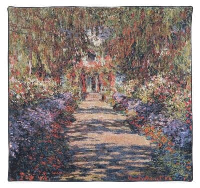 Alle de Monet (Pastel) Loom Woven Tapestry - 64 x 67 cm (2'1" x 2'2") - Requires Rod Size 2