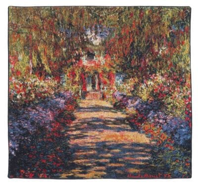 Alle de Monet (Bright) Loom Woven Tapestry - 64 x 67 cm (2'1" x 2'2") - Requires Rod Size 2