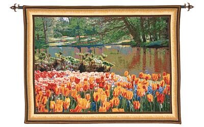 Keukenhof Lake Tapestry - 86 x 115 cm (2'10" x 3'9") - Requires Rod Size 3 - Last Piece Remaining!