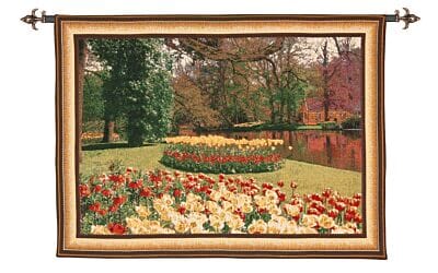 Keukenhof Park Tapestry - 86 x 115 cm (2'10" x 3'9") - Requires Rod Size 3 - Last Piece Remaining!