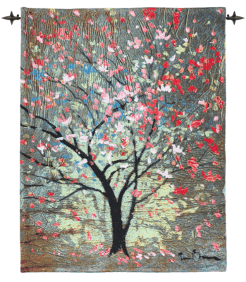 The Blossom Tree Loom Woven Tapestry - 2 Sizes Available - Last Pieces Remaining!