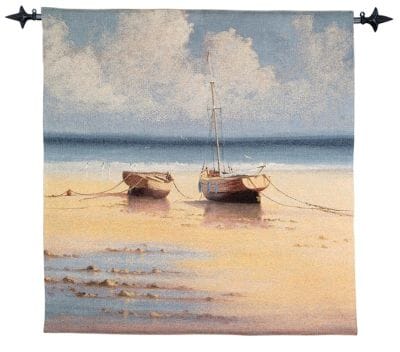 Tranquil Moorings Loom Woven Tapestry - 2 Sizes Available