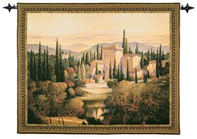 Evening in Tuscany Loom Woven Tapestry - 107 x 132 cm (3'6" x 4'4") - Requires Rod Size 3