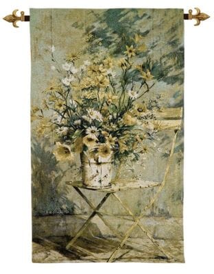 Garden Bouquet Loom Woven Tapestry - 132 x 76 cm (4'4" x 2'6") - Requires Rod Size 2