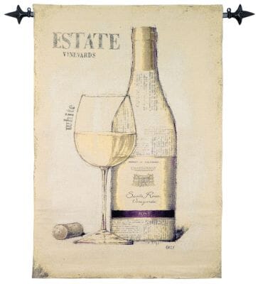 Estate Vineyards Loom Woven Tapestry - 133 x 86 cm (4'4" x 2'10") - Requires Rod Size 2