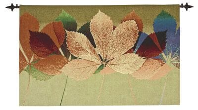 Autumn Leaves Loom Woven Tapestry - 85 x 134 cm (2'10" x 4'5") - Requires Rod Size 3