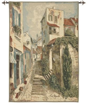 Provence Village Stores Loom Woven Tapestry - 140 x 100 cm (4'7" x 3'3") - Requires Rod Size 3