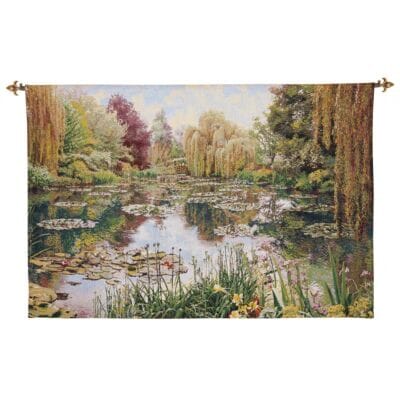 Monet's Garden Loom Woven Tapestry - 61 x 102 cm (2'0" x 3'4") - Requires Rod Size 3