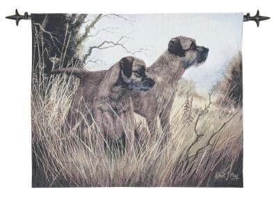 Terriers Loom Woven Tapestry - 66 x 82 cm (2'2" x 2'8") - Requires Rod Size 2