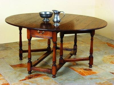 Single Gateleg Oak Table