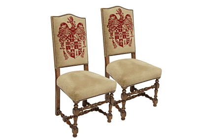 Pair of Cromwell Oak Sidechairs - Last Pair Remaining!
