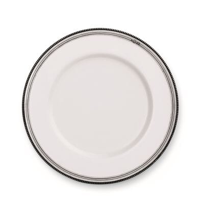 Pewter & Ceramic Perlina Dinner Plate 28cm