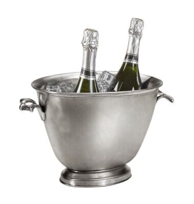 Medieval Double Champagne Pewter Bucket