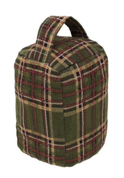 Scottish Heritage Green Tapestry Doorstop