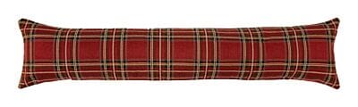 Red Tartan Draught Excluder