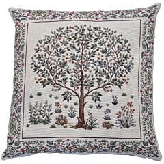 Morris Tree Cream Tapestry Cushion - 46x46cm (18"x18")
