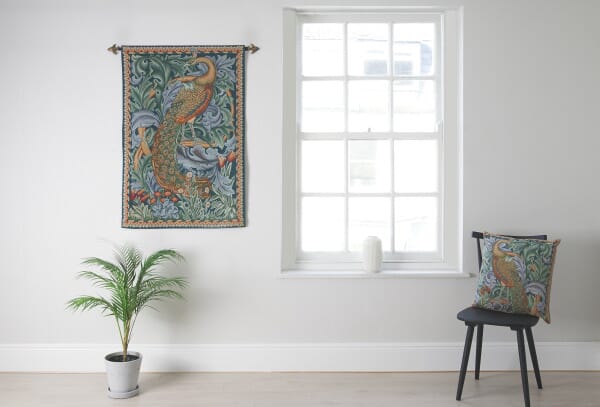 The Peacock Loom Woven Tapestry - 2 Sizes Available