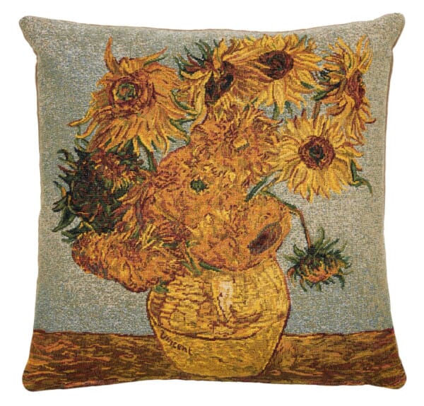 Van Gogh Sunflowers Tapestry Cushion - 46x46cm (18