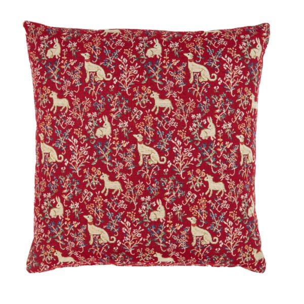 Cluny Animals Tapestry Cushion - 46 x 46cm