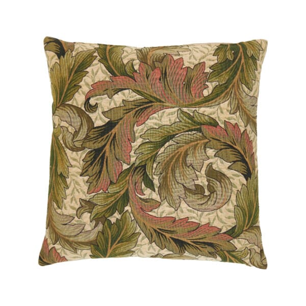 Acanthus & Lily Summer Tapestry Cushion - 46x46cm (18