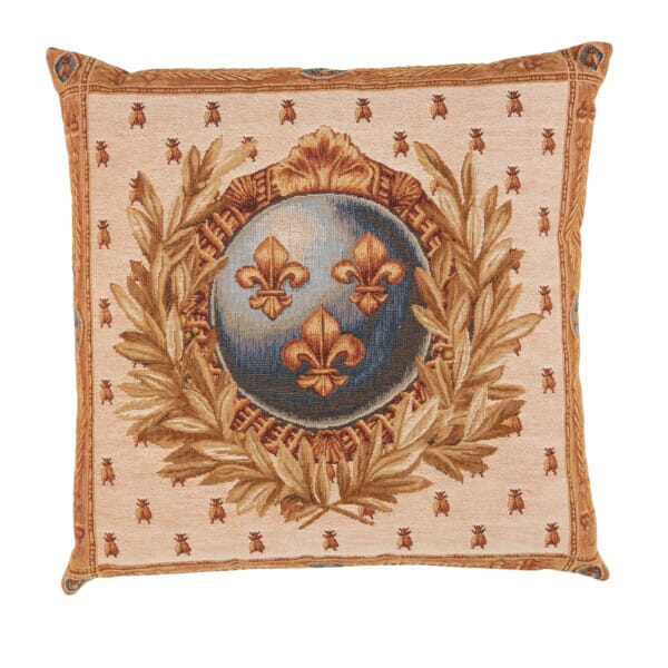 Empire Fleur de Lys Woolblend Tapestry Cushion - 46x46cm (18