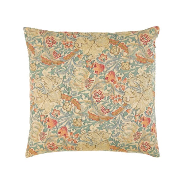 Golden Lily Light Tapestry Cushion - 46 x 46cm