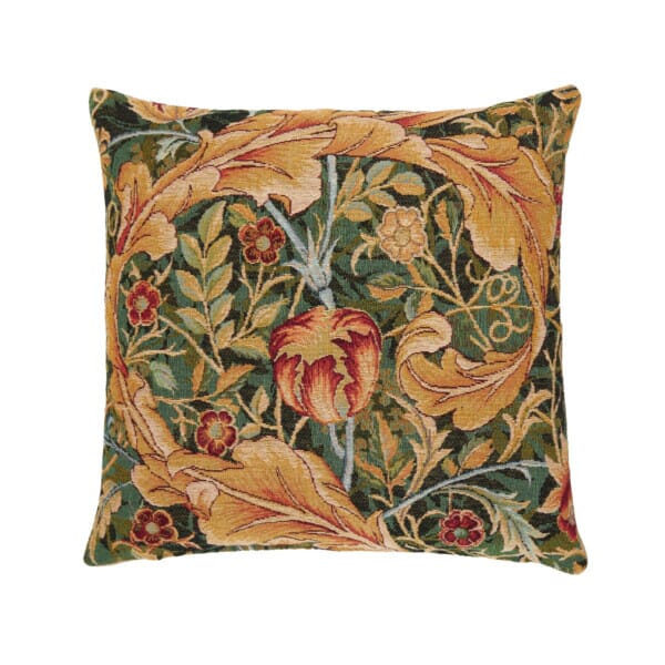 Acanthus Swirl I Woolblend Tapestry Cushion - 46x46cm (18