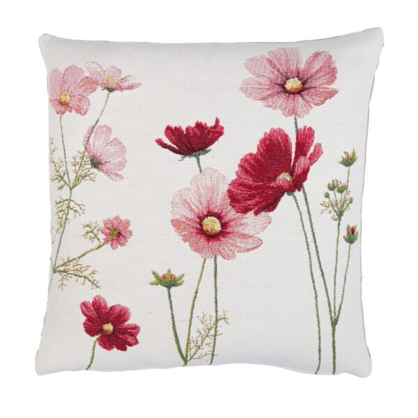Summer Cosmos I Tapestry Cushion - 46 x 46cm
