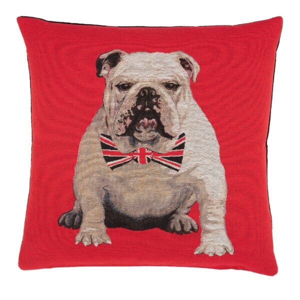 British Bulldog Tapestry Cushion - 46 x 46cm