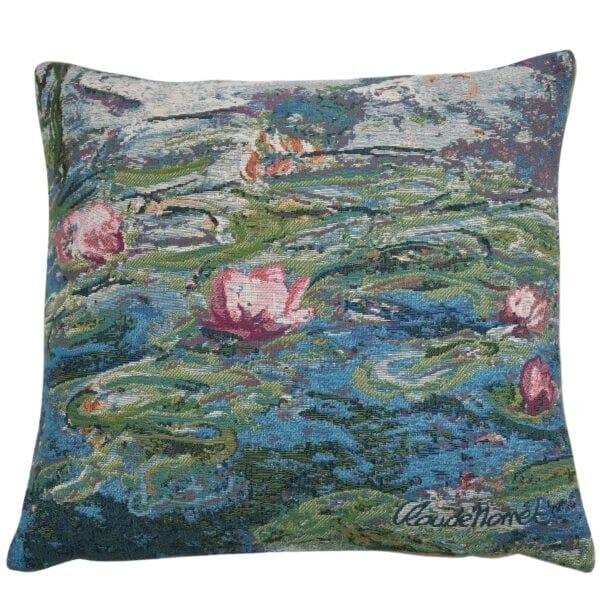Monet Waterlilies II Tapestry Cushion - 46x46cm (18