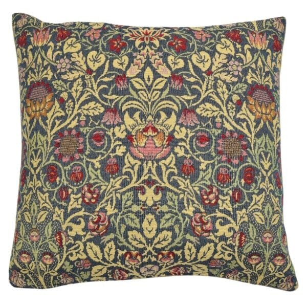 Violet & Columbine Tapestry Cushion - 46x46cm (18