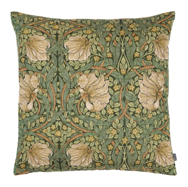 Pimpernel Green Tapestry Cushion - 46x46cm (18