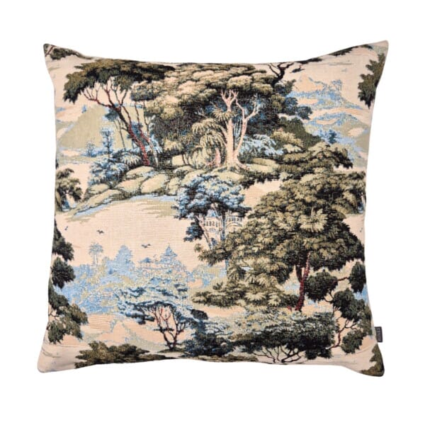 Verdant Landscape Tapestry Cushion - 46x46cm (18