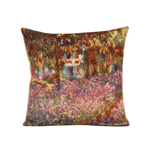 The Artist's Garden by Monet Tapestry Cushion - 46x46cm (18