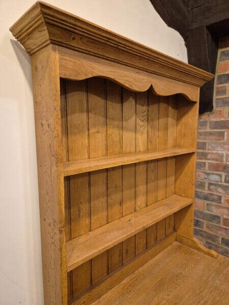 2-Door North Wales Oak Dresser & Rack - H.191 x W.107 x D. 49 cm - Last Piece Remaining!