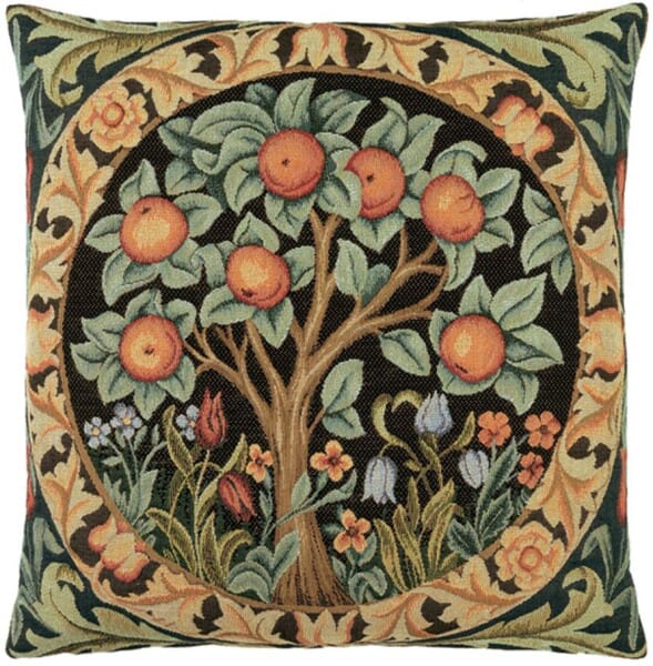 Orange Tree Tapestry Cushion - 46x46cm (18