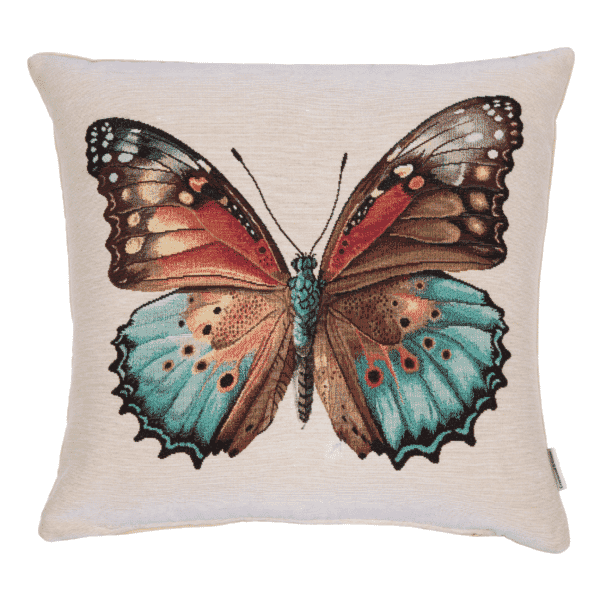 Butterfly Beauty Woven Cushion - 42x42cm (17