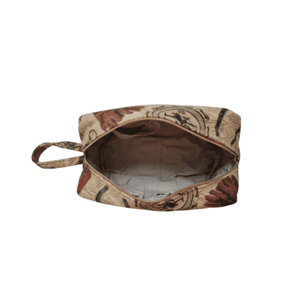 Equestrian Beige Washbag - 20 x 17 x 7cm