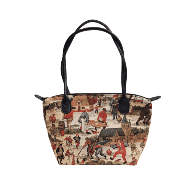 Brueghel Life Tapestry Bag - 34 x 19 x 11cm