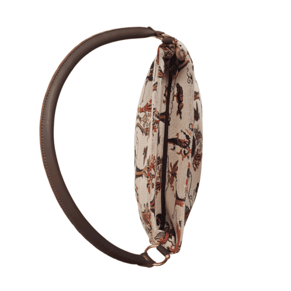 Mythical Animals Cream Tapestry Bag - 35 x 30 x 12cm