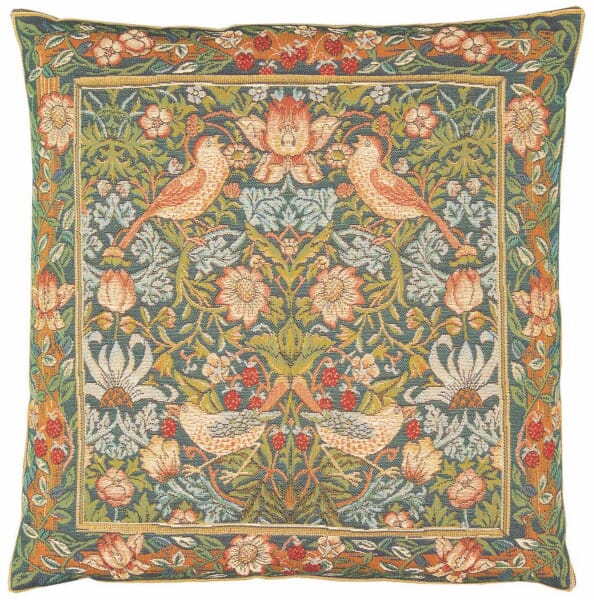 Strawberry Thief Tapestry Cushion - 46x46cm (18