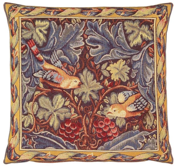Vine & Acanthus Tapestry Cushion - 46x46cm (18