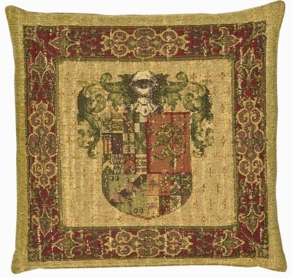 Heraldic II (chenille) Tapestry Cushion - 46x46cm (18