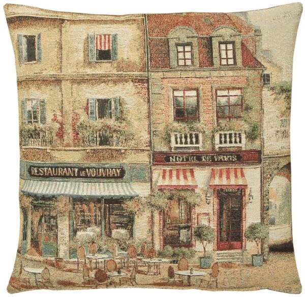 Paris Scene I Tapestry Cushion - 46x46cm (18